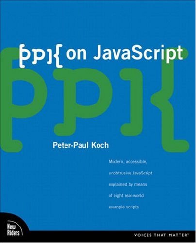 ppk on JavaScript, 1/e