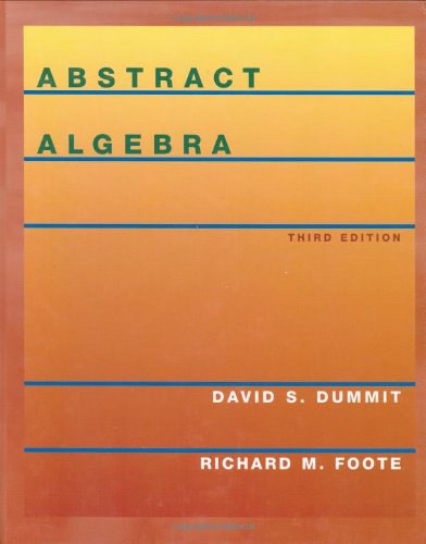 Abstract Algebra, 3rd Edition