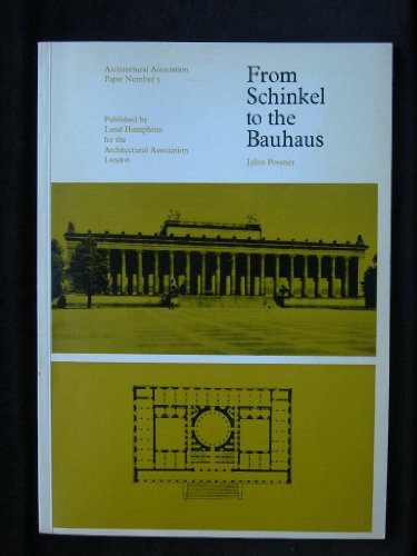 From Schinkel to the Bauhaus
