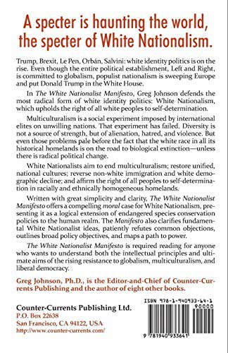 The White Nationalist Manifesto