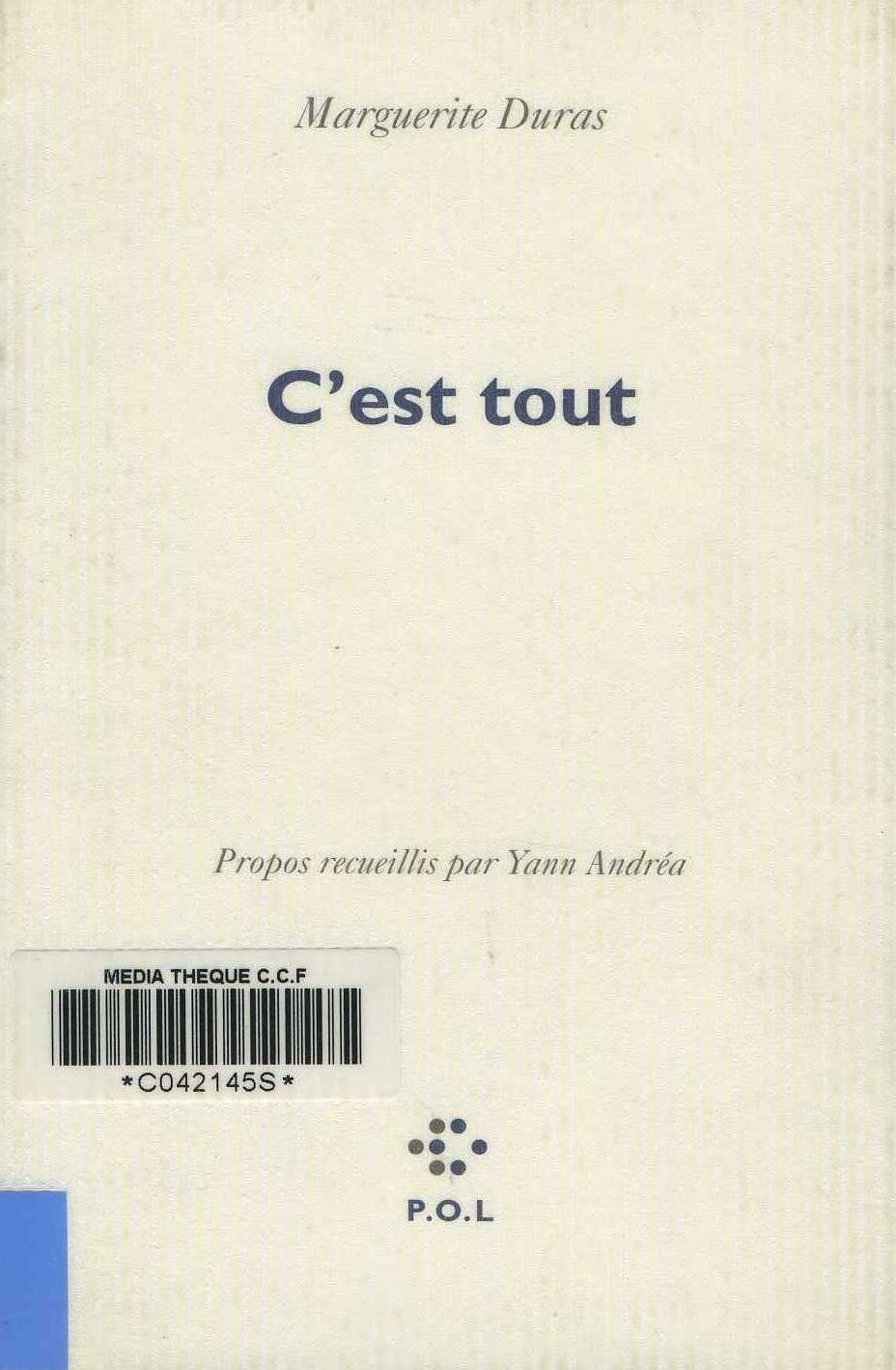 C'est tout - édition definitve