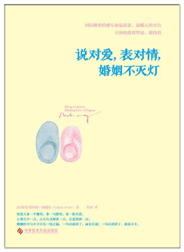 说对爱,表对情,婚姻不灭灯 封面