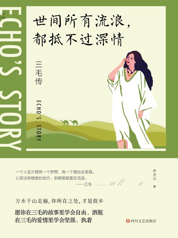世间所有流浪，都抵不过深情：三毛传 封面