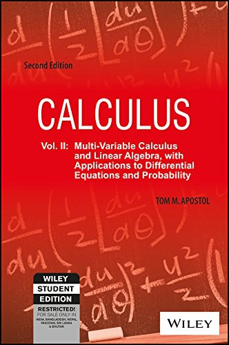 CALCULUS, VOLUME II, 2ND ED